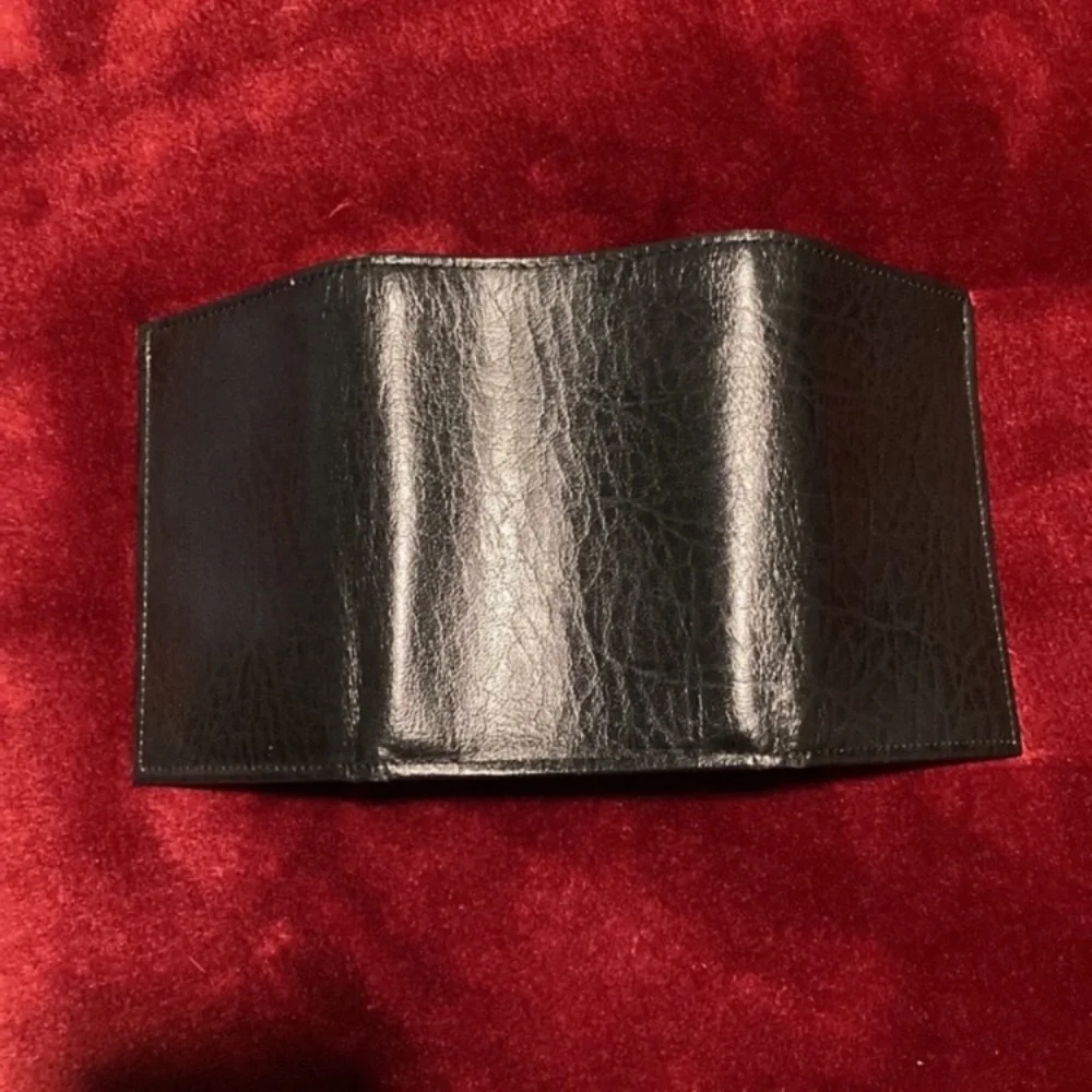 Buxton Black Leather Wallet NWOT